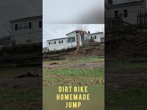 Dirt bike jump vs mountain bike jump  #dirtbike #ttr110 #motocrosslove #offroadmotorcycle #yz125