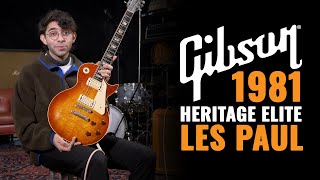 Video thumbnail for 1981 Gibson Les Paul Heritage Elite | CME Vintage Demo | Ehmed Nauman by Chicago Music Exchange