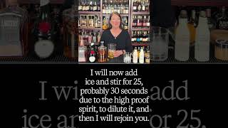 Silky Nutty Spirit-Forward Cocktail #bourbon #bartender #shorts