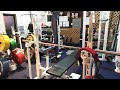 シングレットを着て練習(BP)