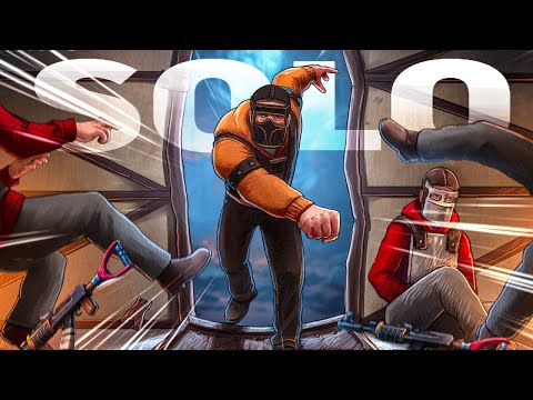 DEFENDING my STOLEN CAVE against a 30+ ZERG VILLAGE (1v15 Raid Defense) - Rust Movie