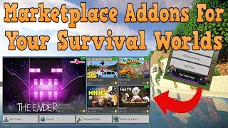 How To Download Minecraft Marketplace Addons For Your Survival World