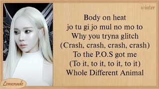 Download lagu aespa WDA (Whole Different Animal) (Feat. G-DRAGON) Easy Lyrics mp3