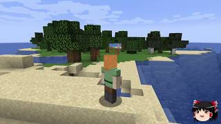 【PC版マインクラフト】シード値紹介（シード値：-1157078469036589054）　整地が不要な島　【バージョン1.14.4】