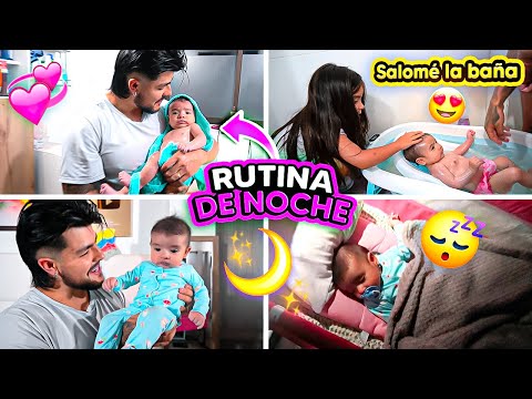 Our daughter Isabella's night routine 👶🏻🌝 Carlos & Adri