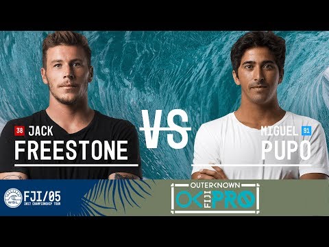 Jack Freestone vs. Miguel Pupo - Round Two, Heat 11 - Outerknown Fiji Pro 2017
