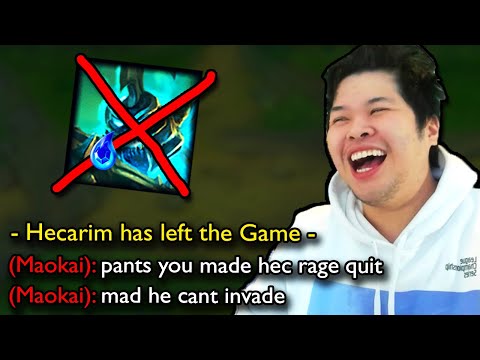 I DESTROYED A MASTER TIER HECARIM SO BAD HE RAGE QUITS THE GAME (it was brutal lol)