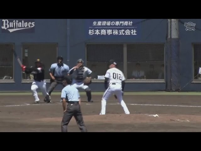 【ファーム】序盤から乱打戦!! ホークス・生海 センター前に運ぶ勝ち越し2点タイムリー!!  2023年8月10日 オリックス・バファローズ 対 福岡ソフトバンクホークス