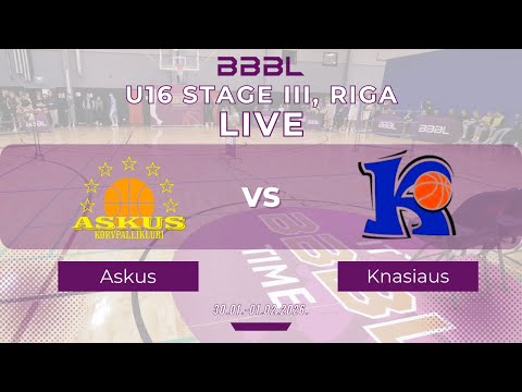 KK Askus Jetoil/Hiiumaa SPK 2010 vs V.Knašiaus KM 2010 | BBBL U16 | Stage III