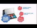 Mehron Earth INtense Pro Pressed Powder Palette 8 Colors ClownAntics Com