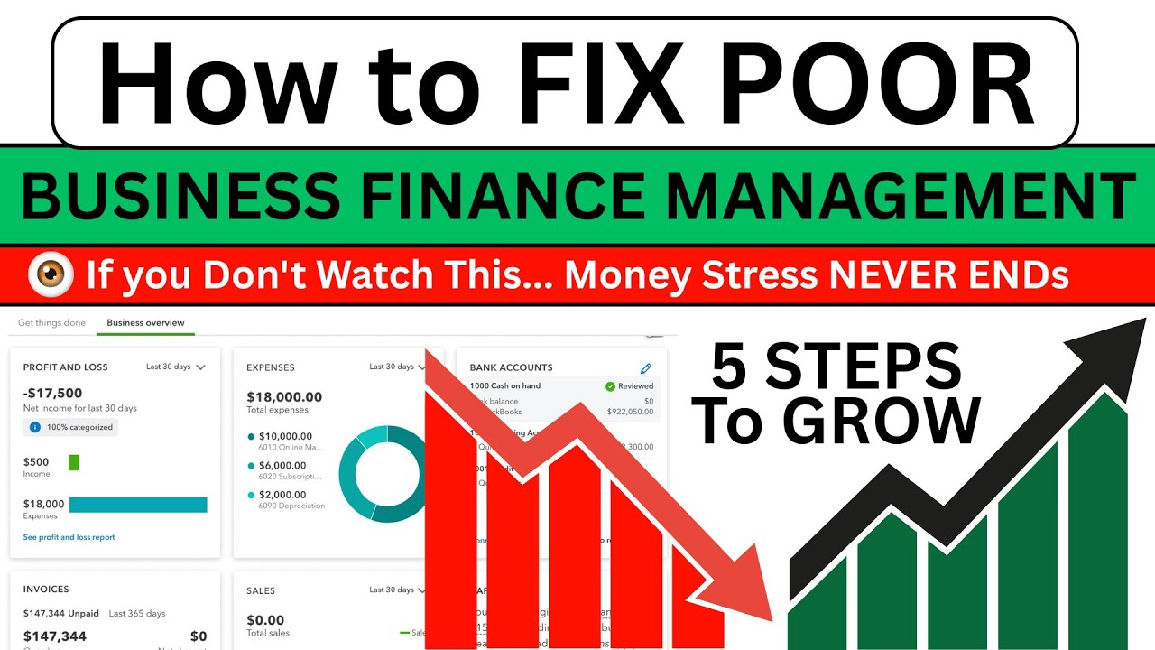 How to Fix Poor Business Finance Management