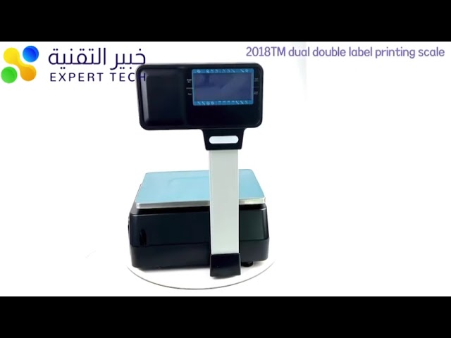 Electronic barcode scale for printing labels from 10 grams to 30 kilograms, supports issuing an invoice