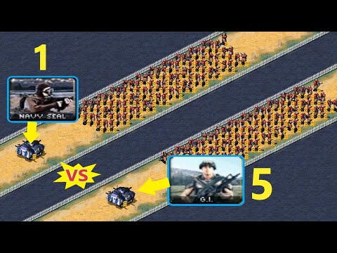 1 Seal vs FULL Gi - Same Cost - Red Alert 2