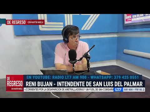 Crecida del Riachuelo en San Luis del Palmar: charlamos con el intendente Reni Bujan