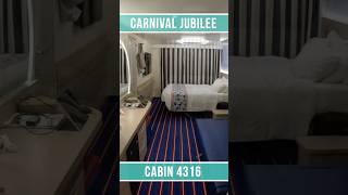 Carnival Jubilee  Family Harbor Cabin 4316 #carnivaljubilee #oceanview #carnivalcruiseline #cruise