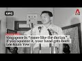 Singapore Is Like The Durian Try And Squeeze It You Get Hurt Lee Kuan Yew From The Archives