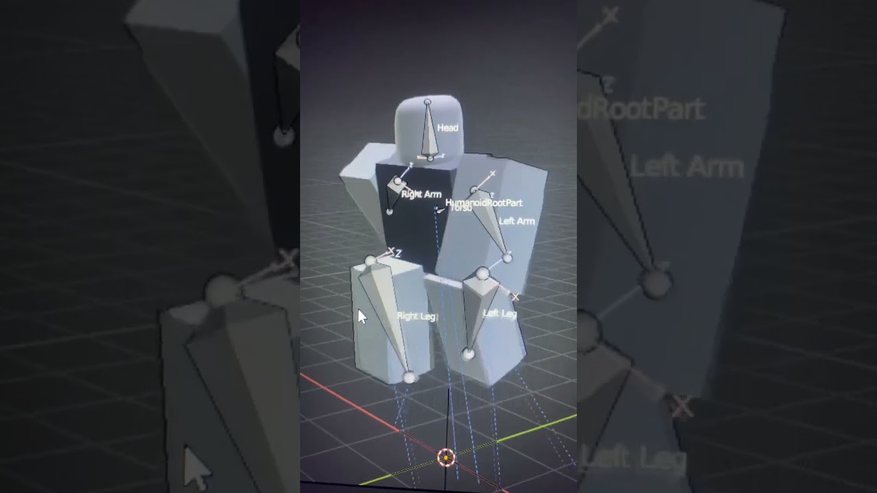 My first Blender Animation Roblox Walk