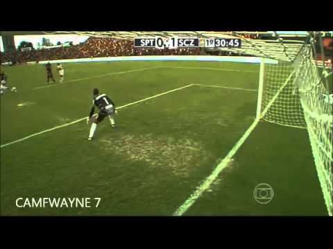 DEFESAÇA Goleiro Tiago Cardoso salva o Santa Cruz contra o Sport   Pernambucano 2013