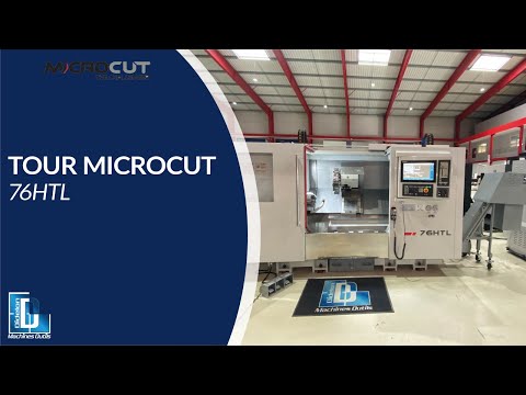 Tour CN à banc incline MICROCUT - HT/HTL - Commande Fanuc Siemens ou Fagor