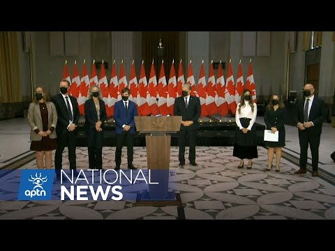 Ministers are speaking to reporters following cabinet ceremony | APTN News