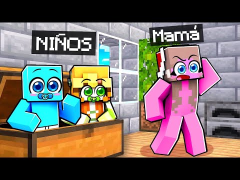 We played Parents vs. Kids Hide and Seek in Minecraft