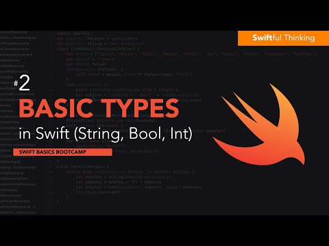 How to use basic Types in Swift (Bool, String, Int) | Swift Basics #2 thumbnail
