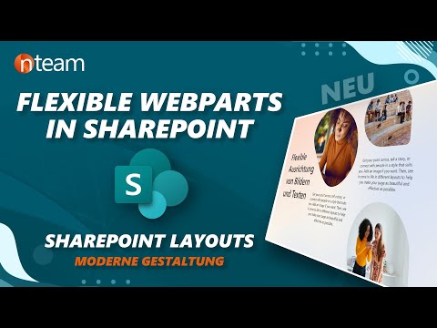 Flexible Webparts in SharePoint | Modernes Intranet Design | Gestaltungsfreiheit