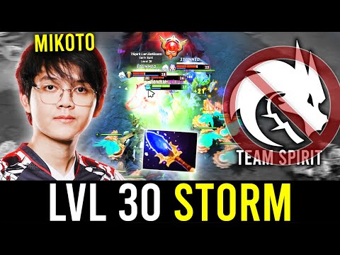MIKOTO shows why he's a GRANDMASTER on STORM SPIRIT against TEAM SPIRIT.. - DreamLeague S24 Dota 2