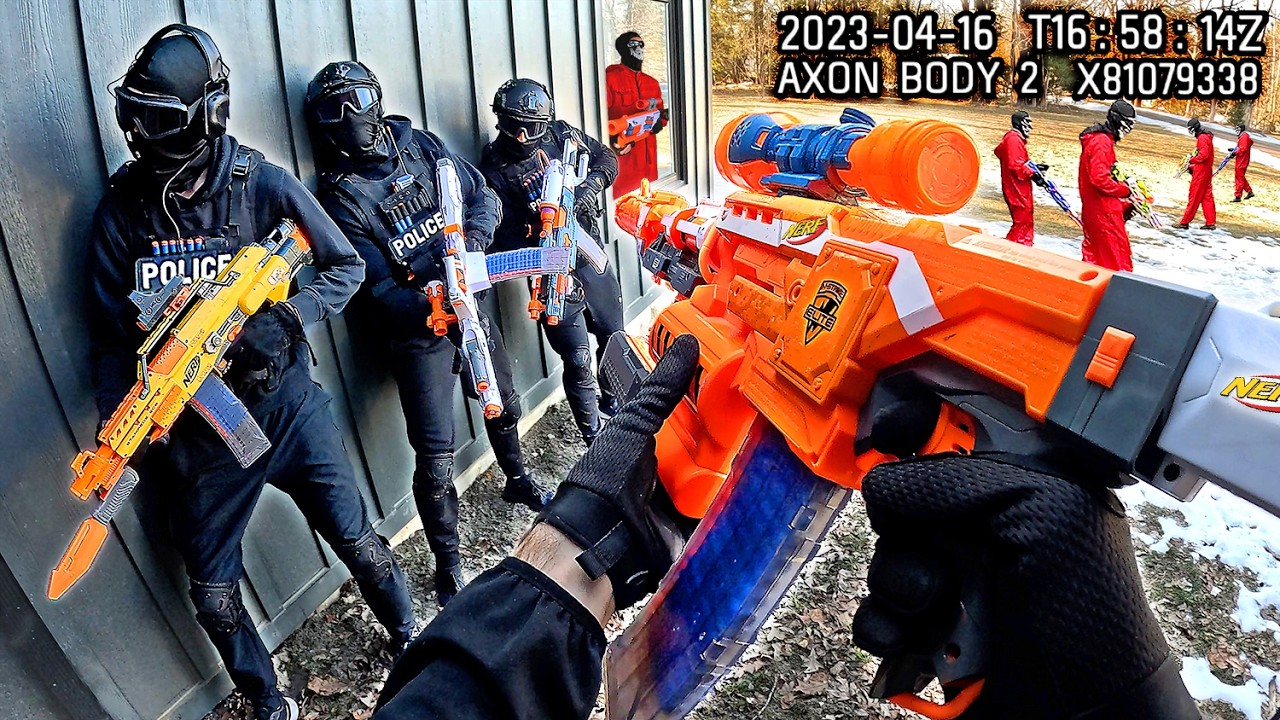 NERF WAR Bodycam S.W.A.T. BATTLE | Safehouse Raid