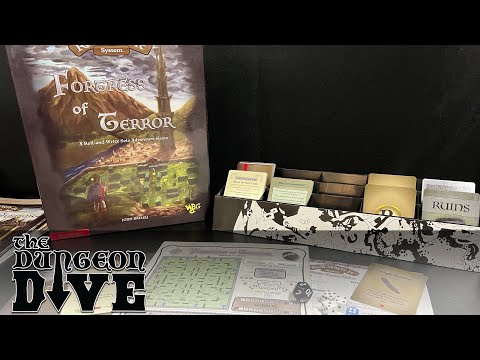 Roll-With-It: The Fortress of Terror - a solo roll-and-write adventure game system