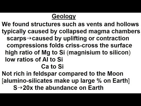 Astronomy Ch 10 Mercury 1 of 42 Basic Properties