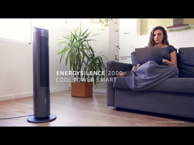 Cecotec EnergySilence 2000 Cool Tower Smart Climatizador Evaporativo com Comando 60W video