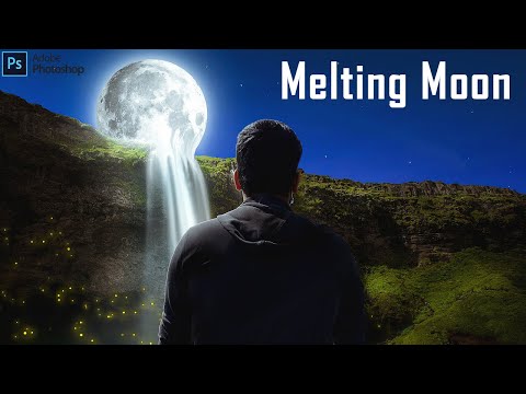 Photoshop Editing Melting Moon | KING's Editing