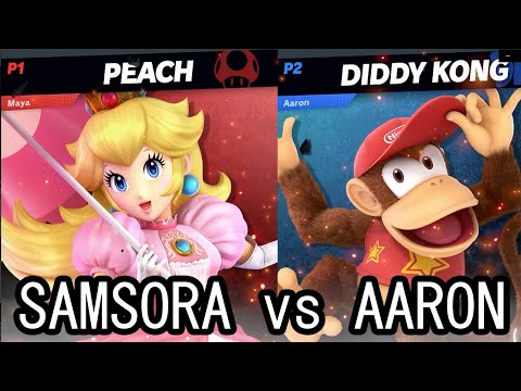 【CEO DREAMLAND 2020】スマブラ SP WINNERS SEMI FINAL -  EU | SAMSORA(PEACH) vs. AARON(DIDDY)