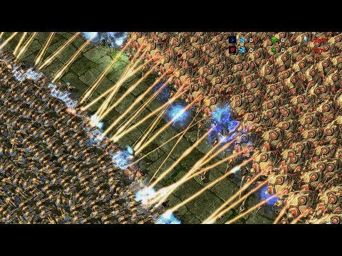 5.000 COLOSSUS vs 5.000 IMMORTALS - StarCraft 2 MASSIVE Battles