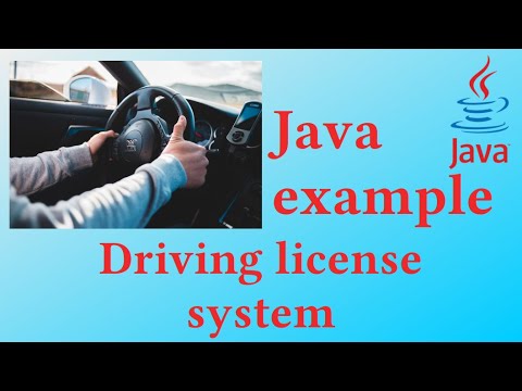 Driving License System Java Example