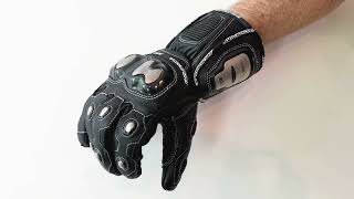 AGVSPORT Echelon Racing Gloves - Premium Motorcycle Leather, Ideal for Racing & Riding Safety