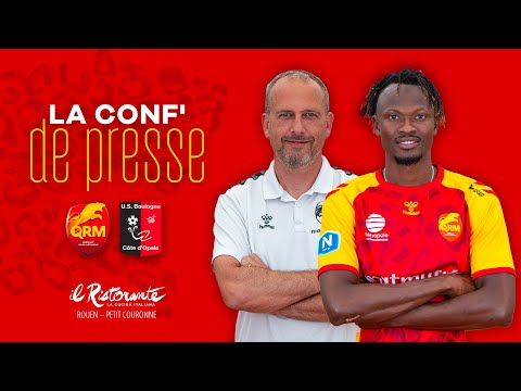 La conf' de presse J19 : QRM - US Boulogne (David Carré & Yankuba Jarju) 🎙️