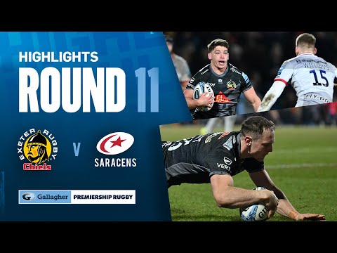 Exeter v Saracens - HIGHLIGHTS | Late Red Card Seals Result | Gallagher Premiership 2024/25