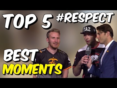 CS:GO - TOP 5 RESPECT MOMENTS (TAZ, S1mple, Guardian)