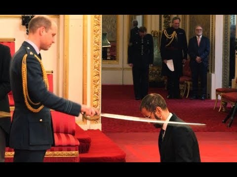Arise Sir Ringo! Beatle knighted at Buckingham Palace | ITV News