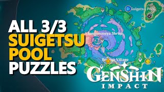 All Suigetsu Pool Puzzles Genshin Impact Electro Totems & Relay Stone