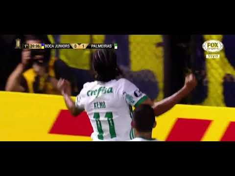 GOL de  keno boca juniors vs palmeiras 0-1