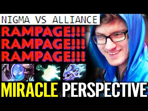 MIRACLE Perspective WTF TRIPLE RAMPAGE!!! Arc Warden vs Alliance Carry Build | Dota 2 Omega League