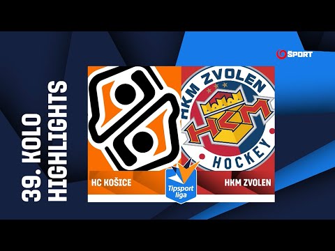 39. kolo: HC Košice – HKM Zvolen 0:5 (0:2, 0:2, 0:1)