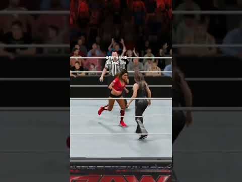 NIKKI BELLA USING MONKEY FLIP MOVE ON STEPHANIE