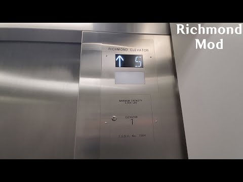 Dover (mod. by Richmond) Traction Elevators at Royal Bank Building - Victoria BC