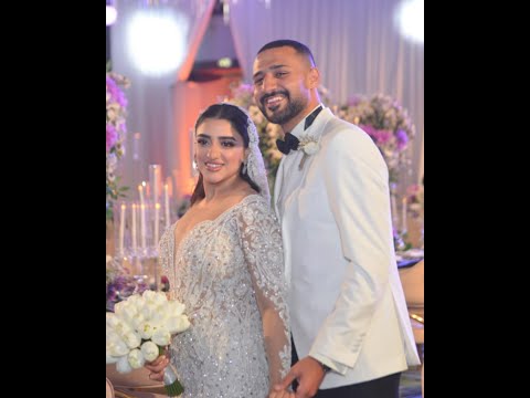 تامر حسني يقلد صوت مصطفى قمر في حفل زفاف ابنة مصطفى كامل