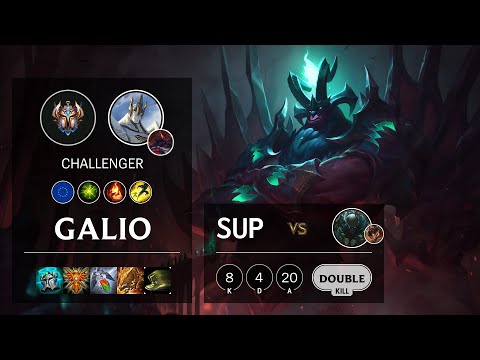 Galio Support vs Pyke - EUW Challenger Patch 10.19