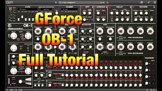 Video thumbnail for GForce Oberheim OB-1 Synth - Full Tutorial & Demo - Everything You Need to Know by The Sound Test Room